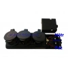SCHNEİDER 1x16A 3lü Üçlü Kauçuk Monofaze Kapaklı Seyyar Grup Priz IP44