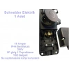 SCHNEİDER 1x16A 3lü Üçlü Kauçuk Monofaze Kapaklı Seyyar Grup Priz IP44