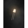 Şeffaf Ilık Beyaz(Günışığı) Işık Mantar Led Diyot 3.6 Volt (1 Adet)