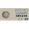 SUPEX CR-1216 Lityum 3v 3 Volt Kumanda Pili Para Düğme Pil (1 Adet Fiyatıdır)