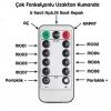 USB Peri Led 3x3mt SARI Işık 3500k Kumandalı Asma Kancalı Perde Süsleme Ledi 10 Kollu (Günışığı)