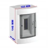 VİKO 2li Sıva Üstü Otomat Sigorta Kutusu - Klemensli IP40 Halogen Free S. Ü.