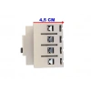 VİKO 4x30A 30mA 6kA Ac Tip Üç Faz Trifaze Kaçak Akım Koruma Rolesi (380 volt Sanayi Tip)