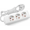VİKO Multilet Üçlü 2mt Kablolu BEYAZ Grup Priz 3lü 2 Metre Ara Kablo Topraklı Klemensli