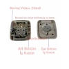 VİKO Palmiye Nemliyer Kapaklı Topraklı Priz IP54