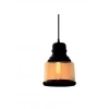 VİTO RAİNA ART KÜÇÜK SİYAH AMBER E-27 CAM TEKLİ AVİZE