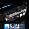 WATTON Ergonomik Esnek Yapılı TYP-C Şarjlı Sensörlü Kafa Lambası COB XPG Beyaz + Günışığı IP54