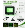 YCL 20w YEŞİL Led Projektör SMD IP65 1800lm (20 Watt 220 Volt)