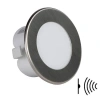 YCL YUVARLAK KROM LED SPOT 1,5W GÜN IŞIĞI RADAR SENSÖRLÜ