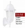 ZERPA ALTIGEN DUVAR APLİK BEYAZ