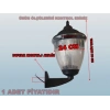 ZERPA Prizma Duvar Aplik Armatür Siyah E-27