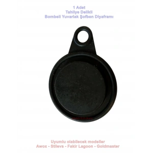40mm Tahliye Delikli Bombeli Yuvarlak Şofben Diyafram Contası (Awox - Stilevs - Fakir Lagoon - Goldmaster Uyumlu)