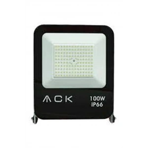 ACK 100w Led Projektör BEYAZ Işık 6500k 10.740lm 220 Volt IP66