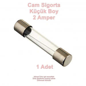 ALKAYA Küçük Boy 2A Cam Sigorta
