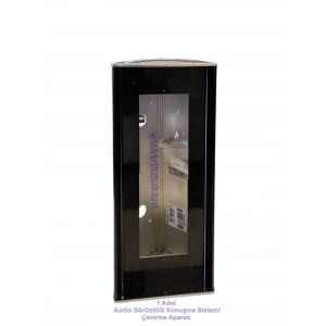 AUDIO Konsept SİYAH Görüntülü Zil Paneli Çevirme Aparatı 358mm x 147mm