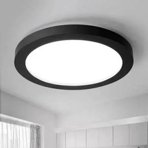CATA 18W Yuvarlak Sıva Üstü Led Panel 6500K SİYAH Kasa Beyaz Işık IP20