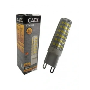 CATA 220v 7w G9 BEYAZ Işık 6400k Kapsül Ampul Geniş Açı 620lm (Mısır Dizgi İğne Ayaklı Avize Ampulü 220 Volt 7 Watt)