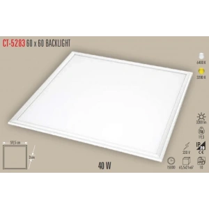 CATA 60X60 40W LED PANEL ARMATÜR GÜNIŞIĞI 3500K