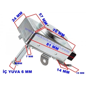 ÇETİNLER Piliç Çevirme Motoru 220V 6W