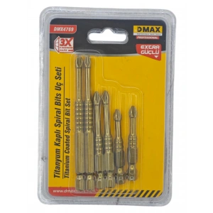 DMAX TİTANYUM MATKAP UCU SETİ 6 PARÇA