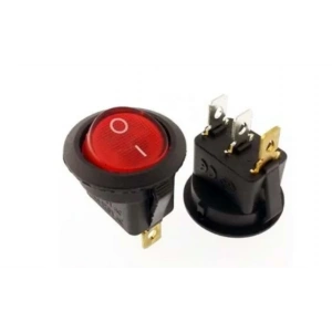 ENDER 0-1 Yuvarlak Işıklı Anahtar 21mm