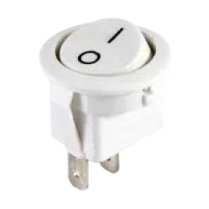 ENDER 0-1 Yuvarlak Işıksız Anahtar 21mm BEYAZ