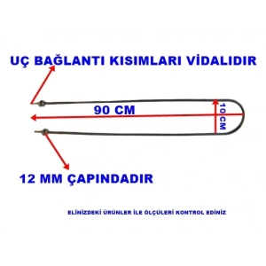 ENDER Benmari 90cm 2500w Rekorlu Düz Rezistans 220V 8.5? Cr-Ni