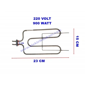 ENDER Flanşlı Izgara Rezistansı 900w 220v 6.5 ? Cr-Ni