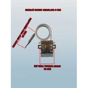 ENDER Gazlı Termostat 50-250 Derece 3 Çıkışlı
