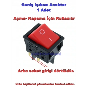 ENDER Geniş Işıksız Anahtar