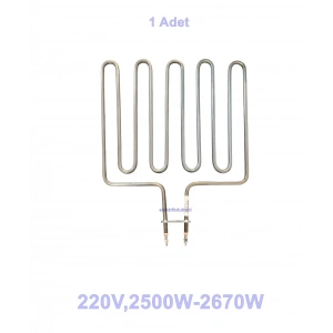 ENDER Hamam Sauna Sobası Rezistansı Flanşlı 2500w 220 Volt 8.5? Cr-Ni
