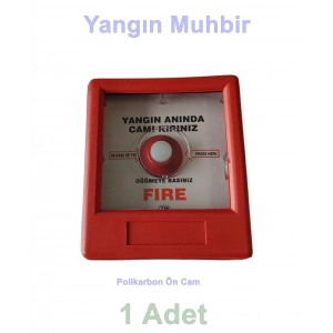 ENDER Kare Yangın İkaz Alarm Butonu Muhbir