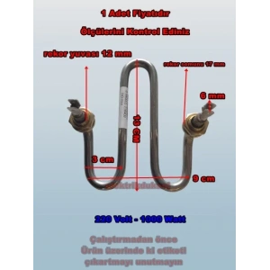 ENDER M Model 1000w Semaver Çaymatik Çay Kazanı Rezistansı 220V 8.5 ? Cr-Ni