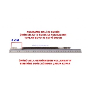ENDER Tekli Kısa İnfrared Şömine Rezistansı 800W
