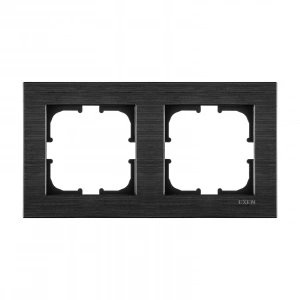 EXEN COMFORT SPACE BLACK İkili Çerçeve