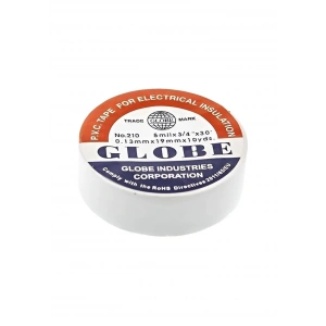 GLOBE ELEKTRİK İZOLASYON BANDI BEYAZ 19MM*10 YRD