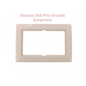 GÜNSAN VİSAGE KREM SIVA ALTI İKİLİ ÇERÇEVE