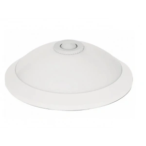 HOROZ E-27x2 BEYAZ Duylu Sensörlü Tavan Glop IP20 220 Volt (360 Derece Plastik Kasa 2 Adet Ampul Takılır)