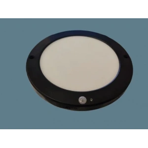 HOROZ Martha 18w Yuvarlak Hareket Sensörlü Fotoselli Led Spot Siyah 6400K Beyaz Sıva Üstü ve Sıva Altı Kullanım