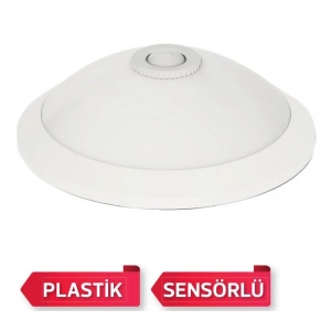 HOROZ PLASTİK TAVAN SENSÖRLÜ ARM. OPAL CAM BEYAZ