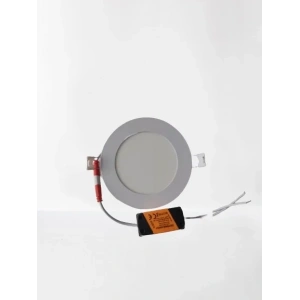 HOROZ Slim-6 6w BEYAZ Yuvarlak Led Panel Spot Beyaz Kasa 6400k Sıva Altı S.A. 220v IP20