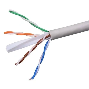 HÜNKA CAT-6 Bilgisayar Ağ Kablosu U/UTP 24AWG Kablo (Bakır Makara 500mt)