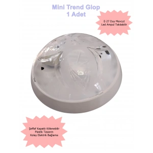 IŞILDAR Mini Trend Glop Armatür E-27 Beyaz