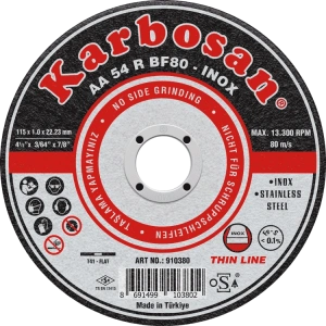 KARBOSAN INOX KESİCİ DİSK 180*1,9