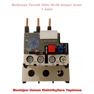 MUTLUSAN 30~40A Termik Röle (40 Amper Motor Koruma Termiği)