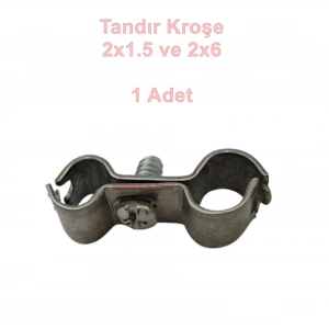 MUTLUSAN Tandır Kroşe No:1 Antigron Çelik Tel Kroşesi (2x1.5-2x6)