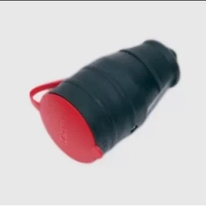 NEAD 4x16A?Trifaze Dişi Fiş Seyyar Priz Uzatma Siyah IP44