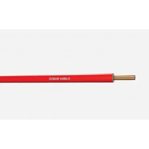 ÖZNUR 10ç mm NYA Kablo KIRMIZI H7V-R 10mm NYAÇ