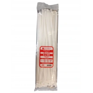 PEMSAN Klips Kablo Bağı 8x550 BEYAZ (100lü Paket) Kablo Cırdı