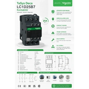 SCHNEİDER 11 KW 24V AC KONTAKTÖR